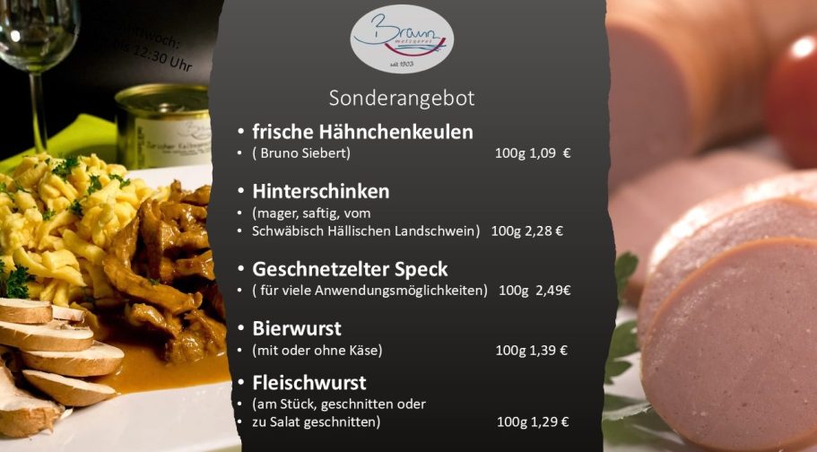 Sonderangebot vom 05.03.2025 Bild mit Wienerle und Wurstsalat